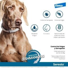 collar antiparasitario para perros seresto larga duración 70 cm
