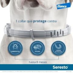 collar antiparasitaro perros contra pulgas garrapatas y leishmania seresto elanco