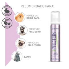 acondicionador en crema para perros y gatos de pelo corto y duro. y doble capa artero protein vital 100 ml