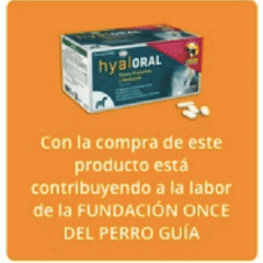 condroprotector para perros hyaloral condroprotector fundación once perro guía