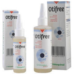 limpiador de oídos otifree para perros y gatos