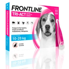 pipetas antiparasitarias para perros de peso 10 a 20 kg frontline tri-act