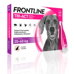 pipetas para perros frontline tri act perros de 20 a 40 kg de peso