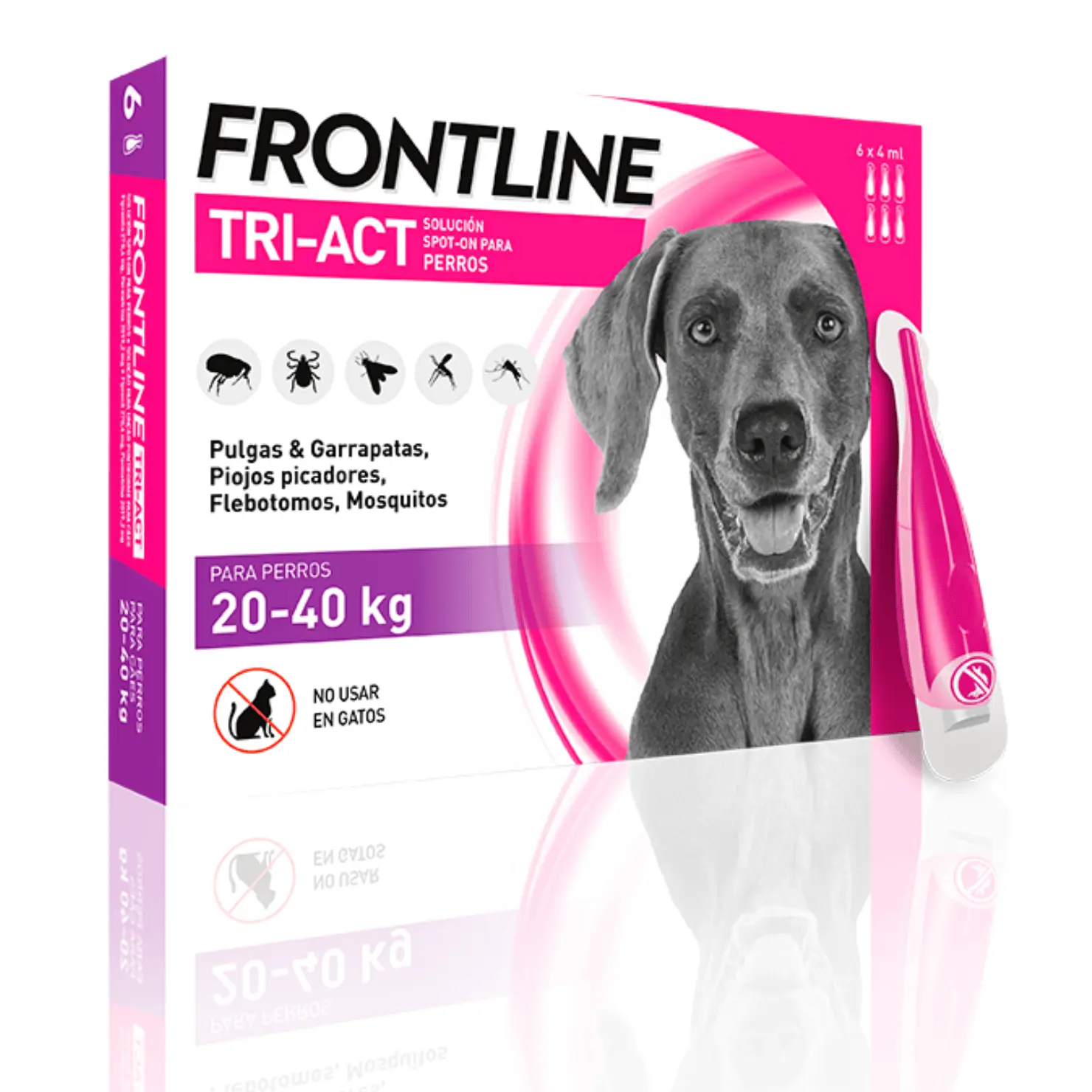 pipetas para perros frontline tri act perros de 20 a 40 kg de peso