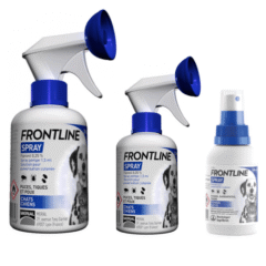 spray antiparasitario para perros y gatos frontline spray