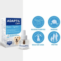 tranquilizante para perros recambio difusor adaptil calm perros 48 ml situaciones en las que ayuda