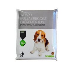 15 unidades bolsas recoge excrementos wuapu