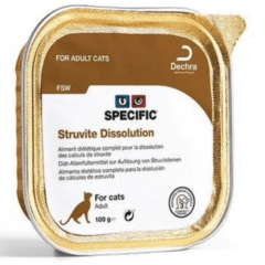 comida húmeda para gatos para eliminar los cristales de struvita specific struvite dissolution 100 g