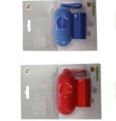 Dispensador de bolsas perro 2 rollos con 15 u cada uno