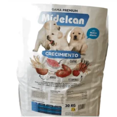 nuevo formato de pienso para cachorros completo midelcan crecimiento de 20 kg