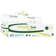 Pipetas contra la seborrea para perros y gatos douxo seb spot on