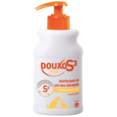 champú para picores en perros y gatos douxo pyo champú desinfectante antiséptico 200ml