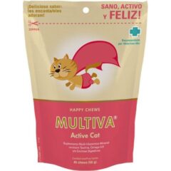 vitaminas para gatos multiva active cat happy chews