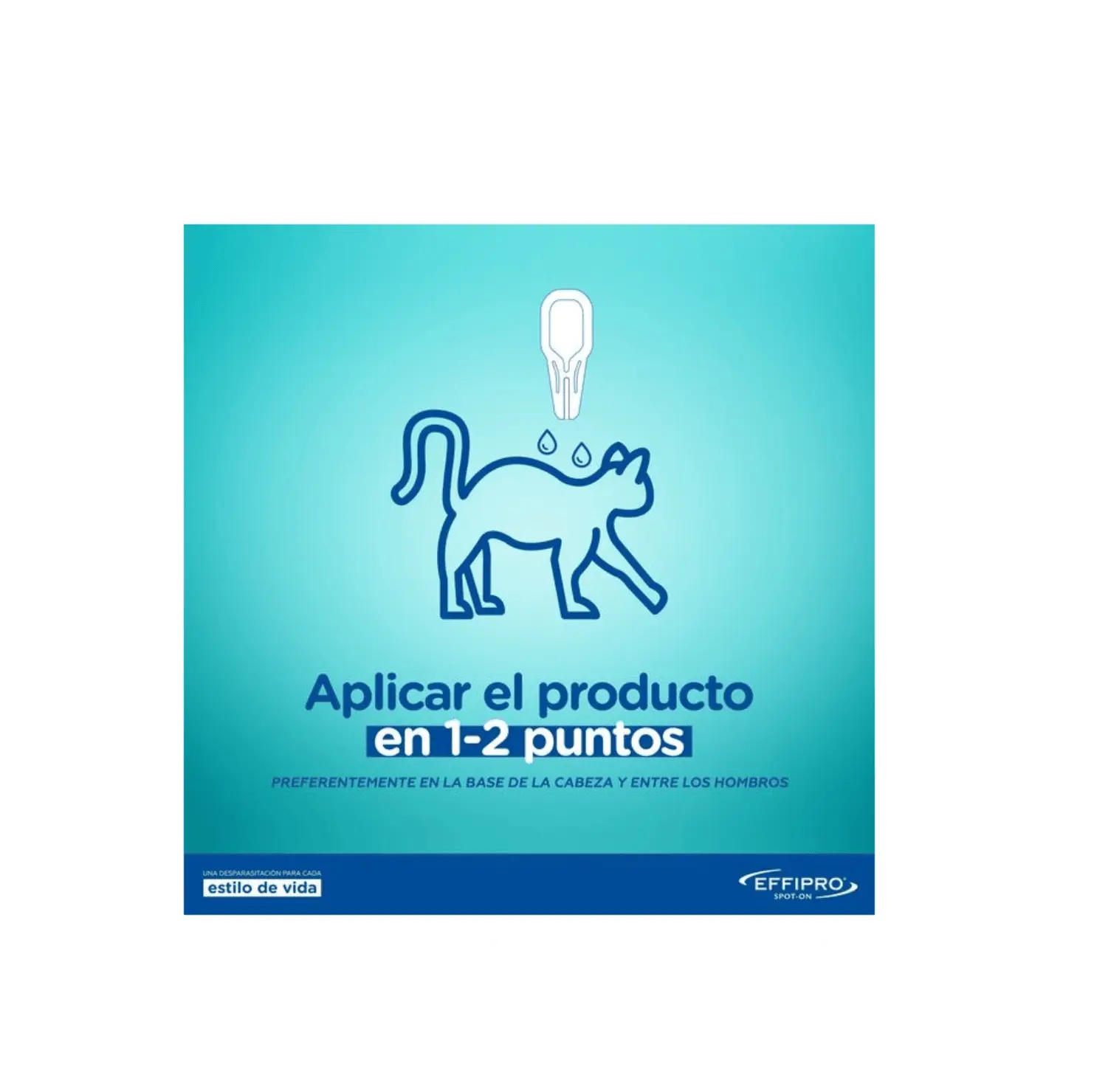 pipetas para gatos effipro spot on gatos forma de aplicarla