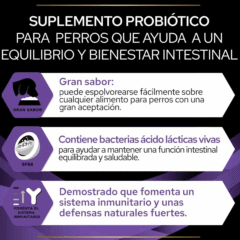 características probióticos para perros proplan fortiflora probiótico para perros