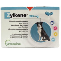 calmante natural perros zylkene 225mg 100 cápsulas tranquilizante perros