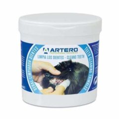 dedal limpiador dientes de artero para perros y gatos