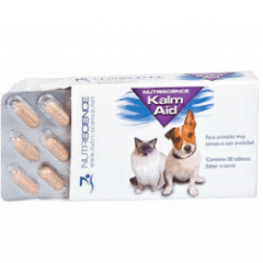 kalmaid 30 comprimidos tranquilizante para perro y gato