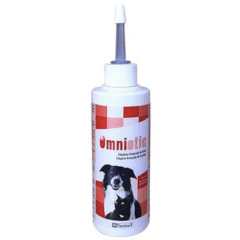 limpiador de oídos 100 ml perros gatos y conejos omniotic