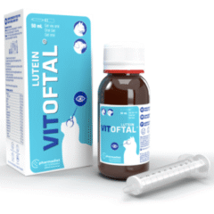 nervio óptico gatos y perros gel protectro vitoftal lutein gel