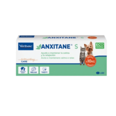 relajante natural para perros pequeños y gatos anxitane 30 comprimidos