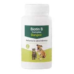 fortalece pelo piel y uñas con biotin b complex 100 comprimidos para perros y gatos