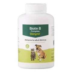 fortalece pelo piel y uñas con biotin b complex 300 comprimidos para perros y gatos
