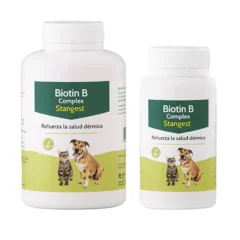 fortalece pelo piel y uñas con biotin b complex comprimidos para perros y gatos
