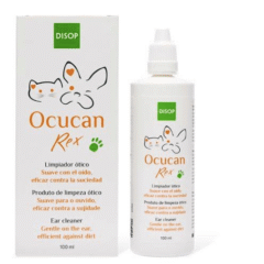 Limpiador de oídos ocucan rex 100 ml para perros y gatos