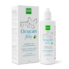 limpiador de ojos ocucan toby para perros y gatos