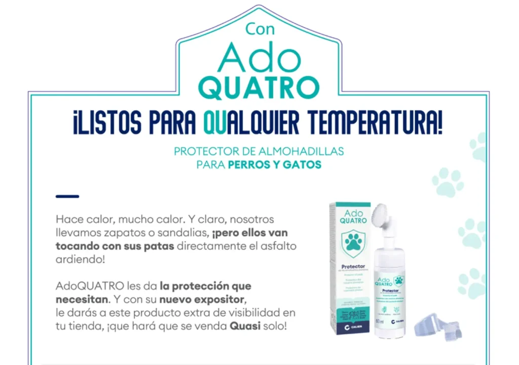 protector de almohadillas Adoquatro para perros y gatos