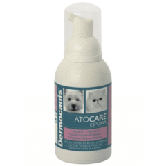 espuma calmante hidratante limpiadora perros y gatos dermocanis atocare espuma 150 ml