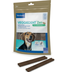 snacks dentales y relajantes veggiedent zen perros de 10 a 20 kg