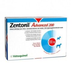 complemento dietético para ayudar con a función hepática del perro, zentonil advanced 200 mg
