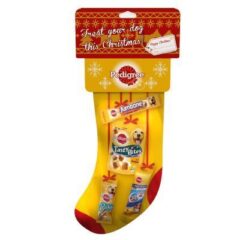 Pedigree calcetín navideño para perros - 1 calcetín con 4 snack