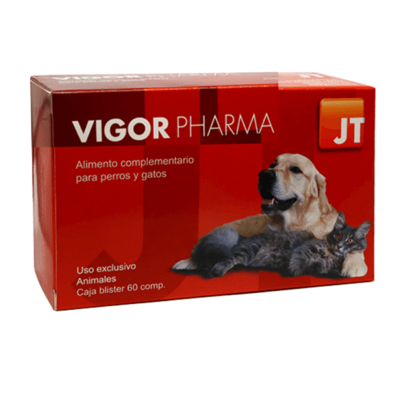 multivitamínico perros gatos complejo vitamínico JT Vigor Pharma 60 comprimidos