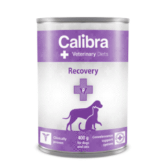 comida húmeda en lata para perros y gatos convalecientes calibra recovery 400 gr