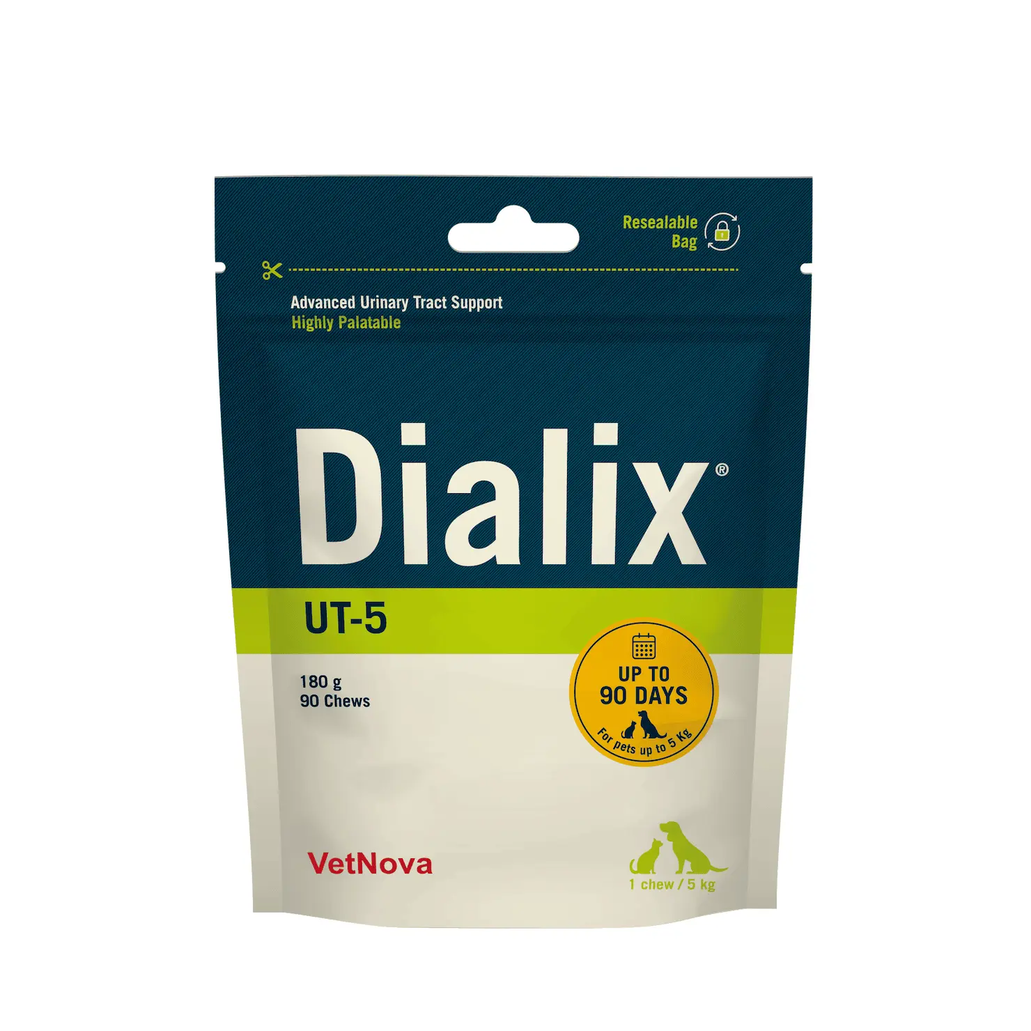 Chews para el tracto urinario de perros y gatos dialix ut 5 90 chews