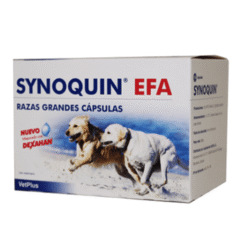condroprotector para perros synoquin efa razas grandes 120 cápsulas