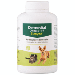 protección piel y pelo perros y gatos dermovital omega 300 cap