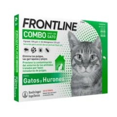 antiparasitario externo pipetas Frontline combo gatos 6 pipetas