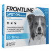 desparasitar perros 3 pipetas frontline spot on 10-20 kg