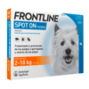 desparasitar perros 3 pipetas frontline spot on 2-10 kg
