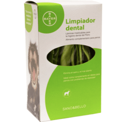 láminas limpiador dental sano y bello perros