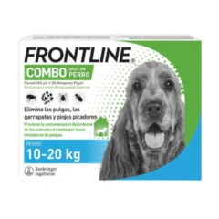 pipetas antiparasitarias externas Frontline combo 10-20kg 6 pipetas