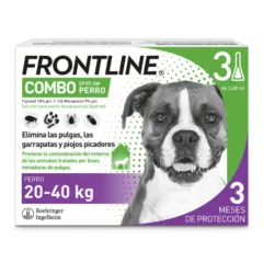 pipetas antiparasitarias externas Frontline combo perros 20-40kg 3 pipetas