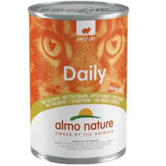 dieta húmeda para gatos almo nature daily con pavo 400g
