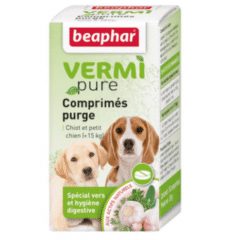 antiparasitario interno natural para perros y cachorros vermi pure perros comprimidos