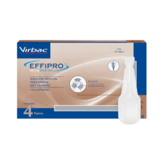 pipetas antiparasitarias para perros effipro spot on perros de más de 40 kg 4 pipetas