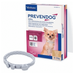 2 collares deltametrina prevendog 35 cm para perros